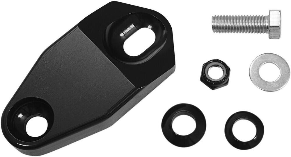 supporto faro esteso nero MEB9892 per FXD Dyna Low 