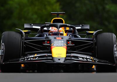 Formula 1. Max Verstappen in Belgio con l’ala anteriore di Budapest