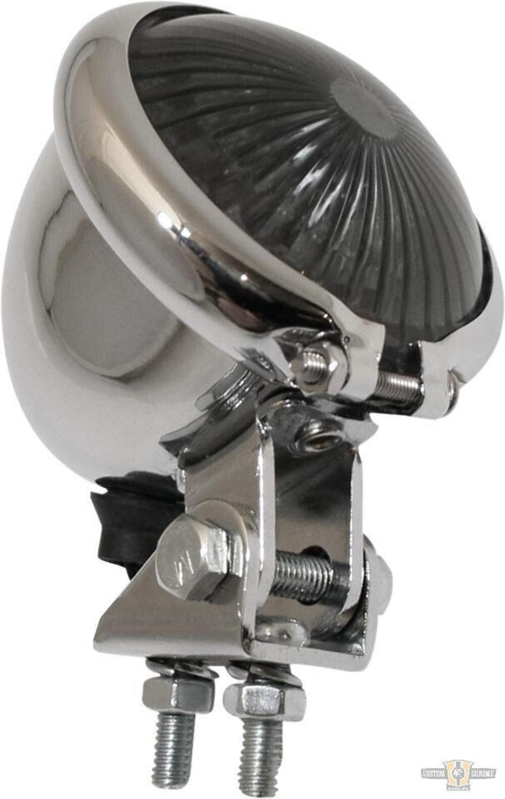 Faro posteriore Bates Led cromato omologato Motorc 