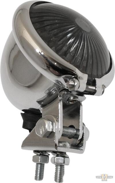 Faro posteriore Bates Led cromato omologato Motorc 