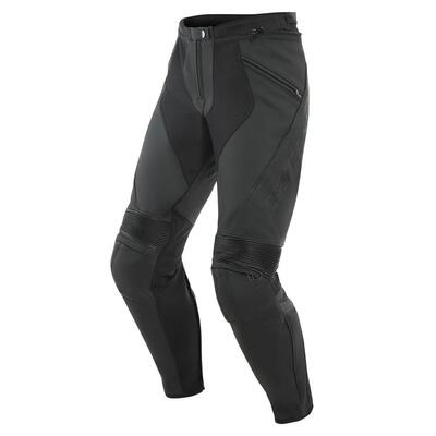 Pantaloni moto in pelle Dainese PONY 3 Short/Tall