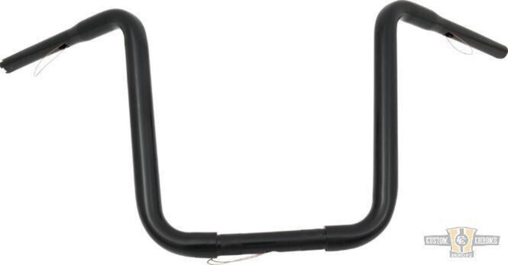 Manubrio Ape Hanger 1-1/4" alto 14" nero senza fos Santee