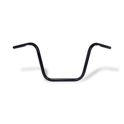 Manubrio Ape Hanger 1" alto 12" nero con fossette, 