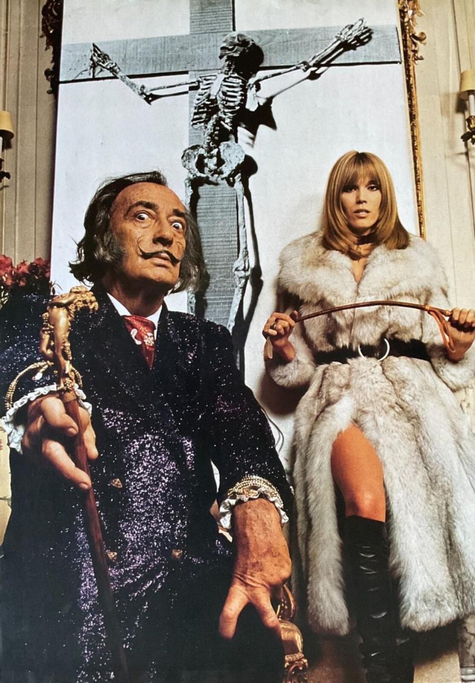 Amanda Lear con Salvador Dal&igrave;