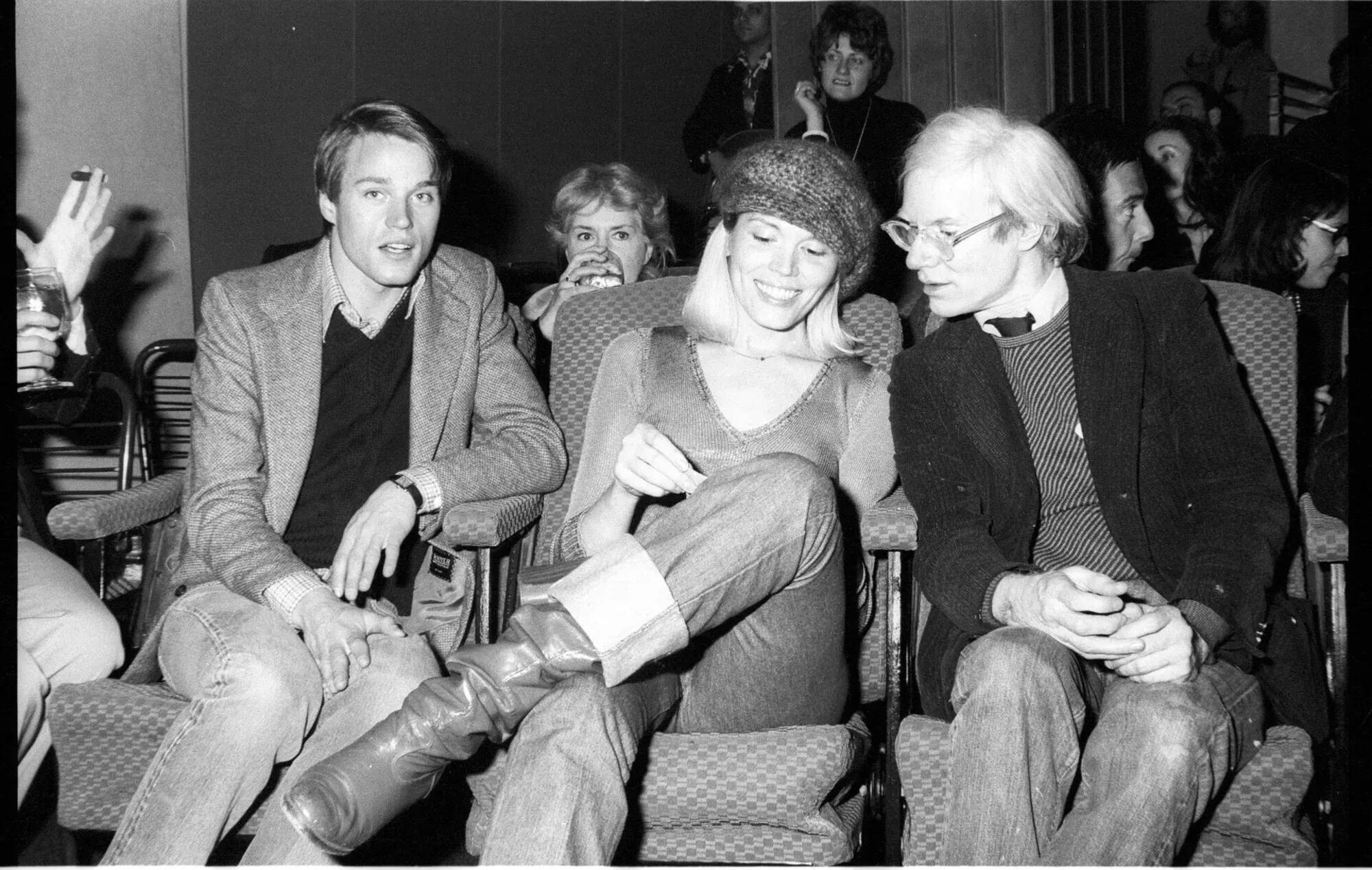 Amanda Lear con Andy Warhol a New York