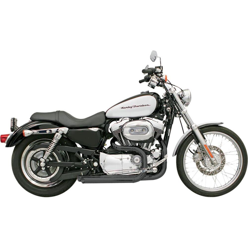 Scarico Bassani Pro-Street Slash-cut per Sportster 