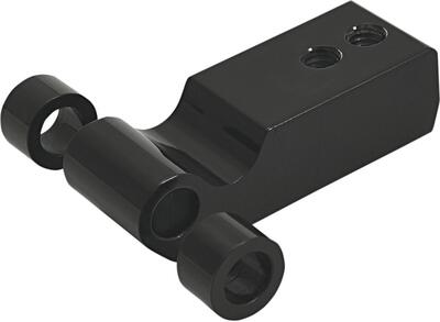 supporto faro esteso nero MEB9888 per FXBB Softail 