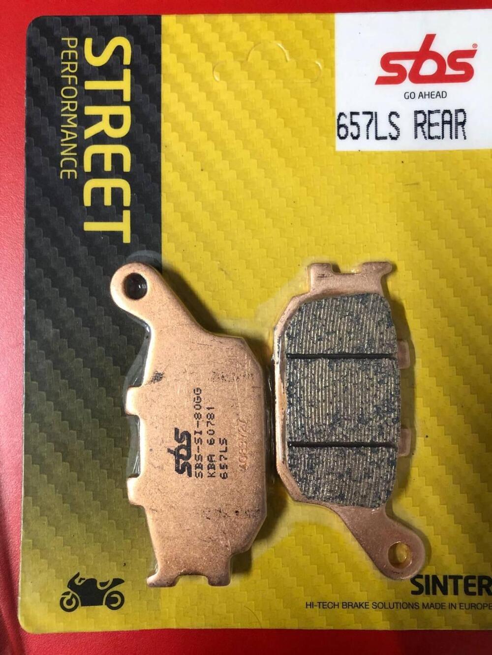 COPPIA PASTIGLIE SBS 675LS