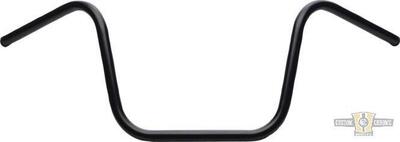 Manubrio Ape Hanger 1&quot; alto 12&quot; nero senza fossett Santee