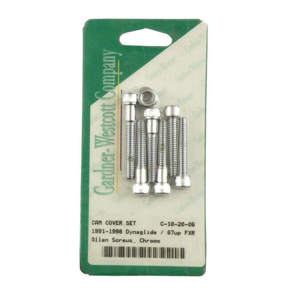 Kit viti coperchio camme cromate per FXR e Dyna da 