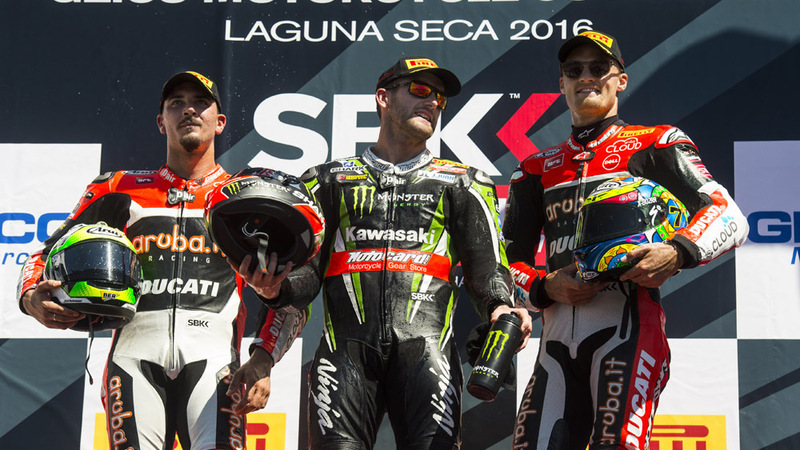 SBK 2016. Sykes si impone in Gara 2 a Laguna Seca