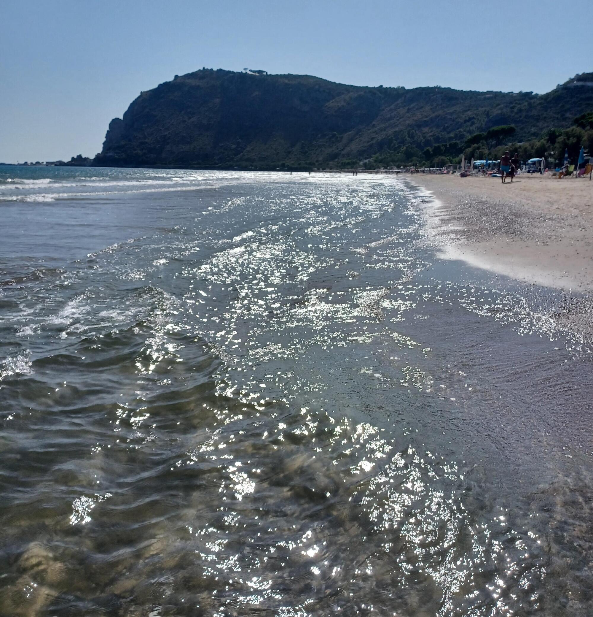 Il mare nel promontorio del Circeo