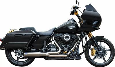 Scarico 2 in 1 S&amp;S Qualifier Race satinato per Tou 