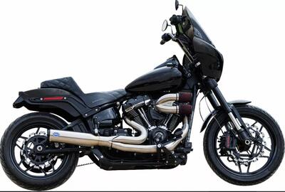 Scarico 2 in 1 S&amp;S Qualifier Race satinato per Sof 