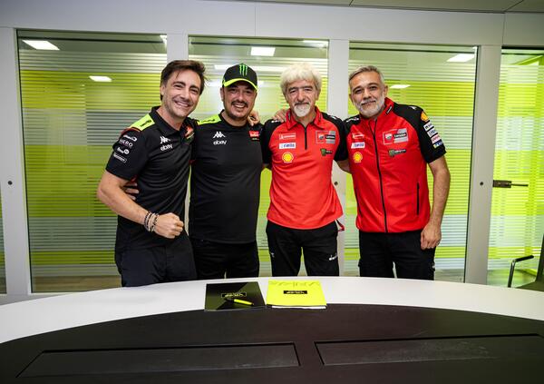 Pertamina Enduro VR46 factory supported team di Ducati con Diggia e Morbidelli. Gigi Dall&#039;Igna: &quot;Ringrazio Valentino Rossi...&quot;. Mentre Uccio...