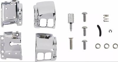 Alloggiamento interruttori cromati per Softail dal Drag Specialties