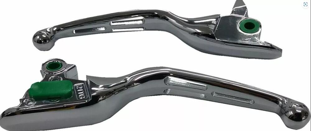 Leve freno e frizione cromate ergonomiche a 3 asol Drag Specialties
