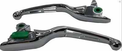 Leve freno e frizione cromate ergonomiche a 3 asol Drag Specialties