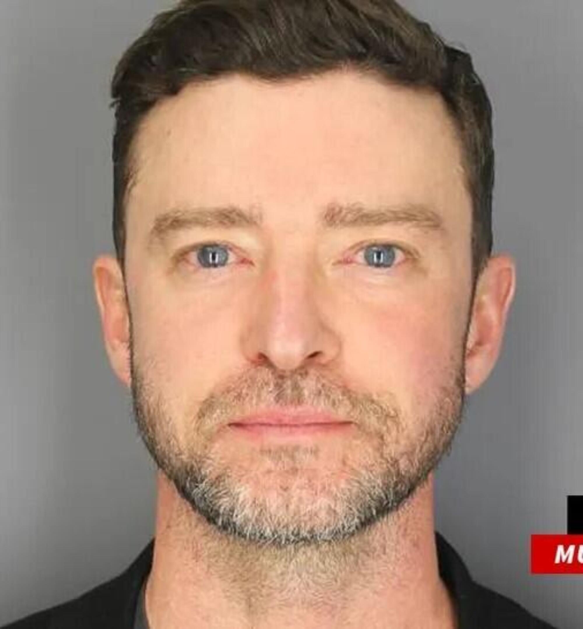 La foto segnaletica di Justin Timberlake