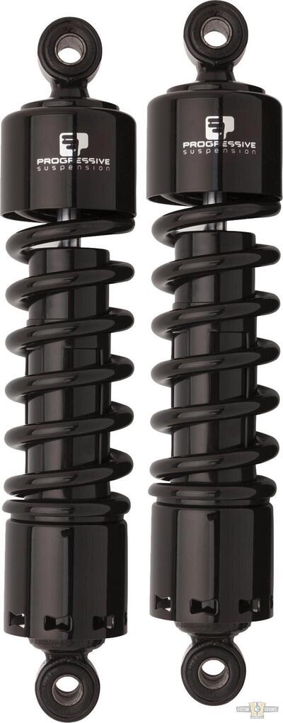Ammortizzatori 13" neri Progressive Suspension 412