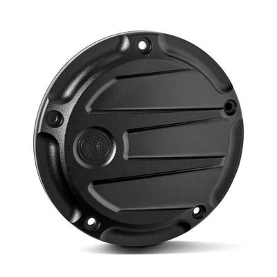 Coperchio frizione derby cover PM Scallop nero per Performance Machine