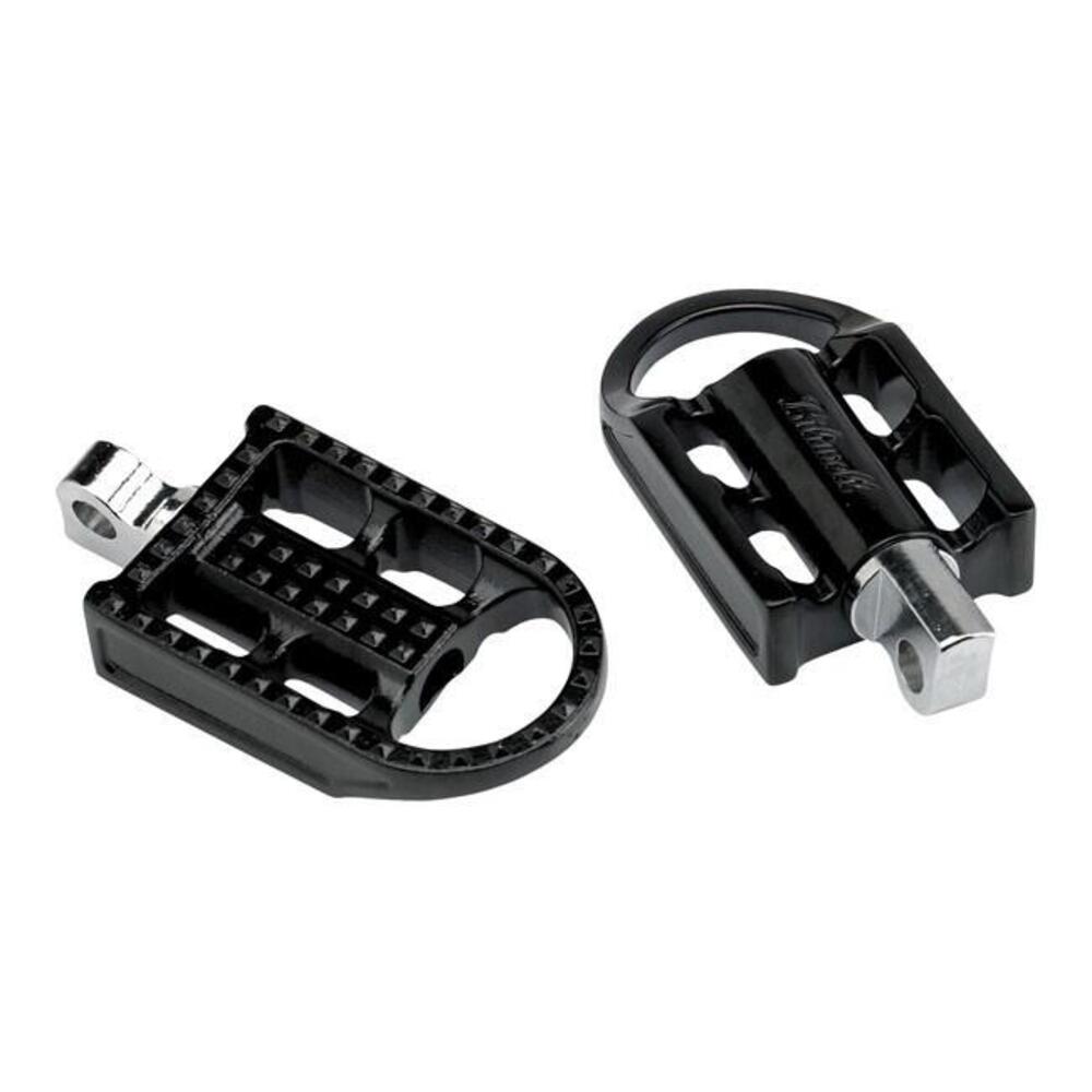 Pedaline Biltwell Mushman nere con adattatore masc