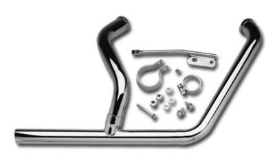 Collettore 2 in 1 da 1-3/4&quot; cromato Santee per Sof