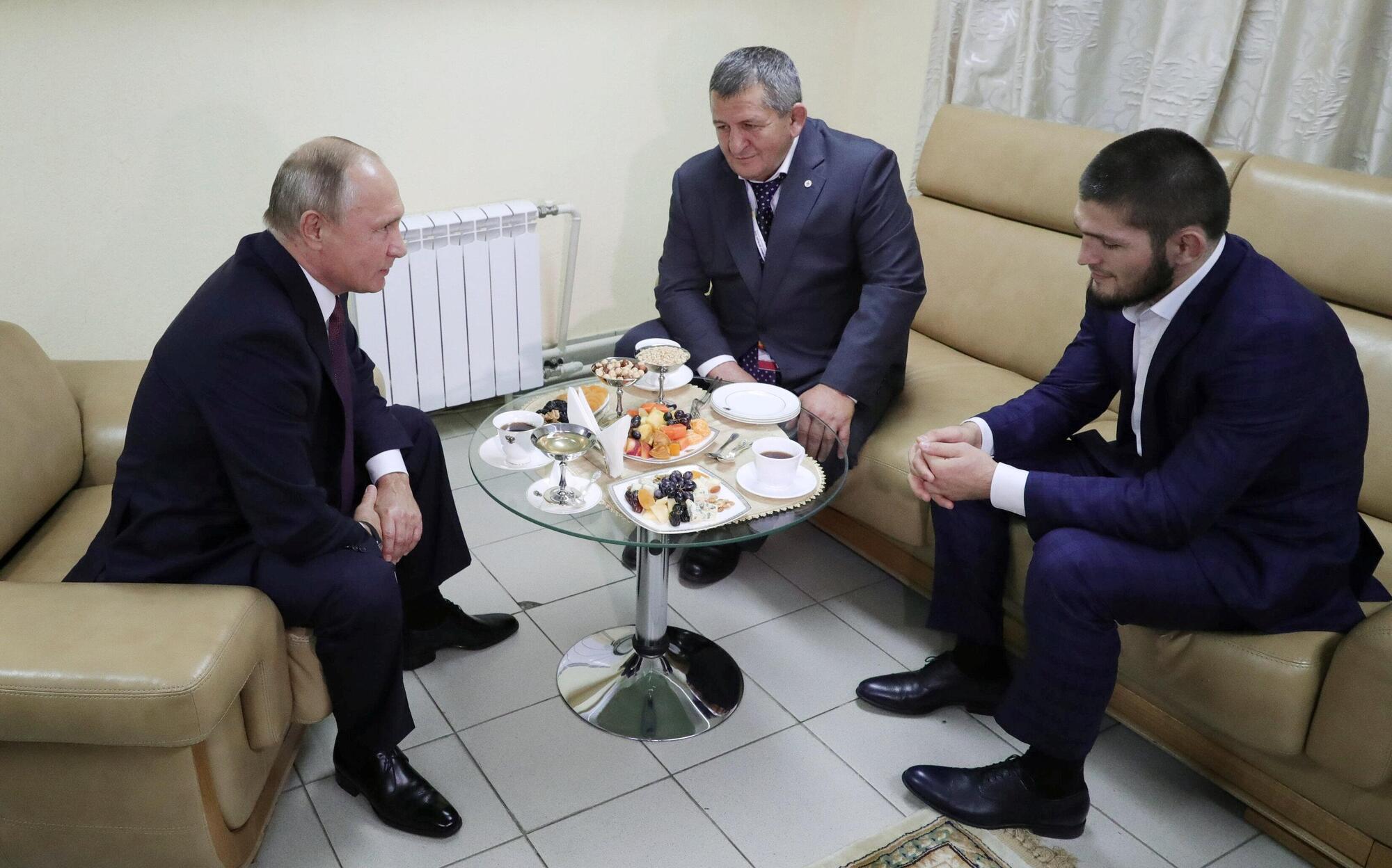 Putin e Nurmagomedov