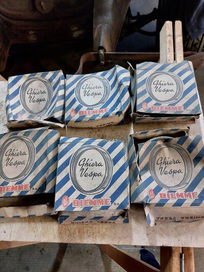 Ghiere vespa in blocco Biemme