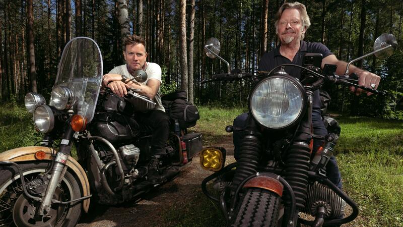 Ewan McGregor e Charley Boorman in partenza per la nuova &quot;Long Way&quot; su moto d&#039;epoca!