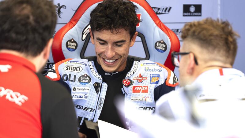 MotoGP 2024. GP d&#039;Austria. Marc Marquez dopo il venerd&igrave;: &quot;Qui le quattro GP24 vanno bene ma noi siamo vicini. Scia? Oggi sono andato da solo ma se serve domani la prendo&quot;