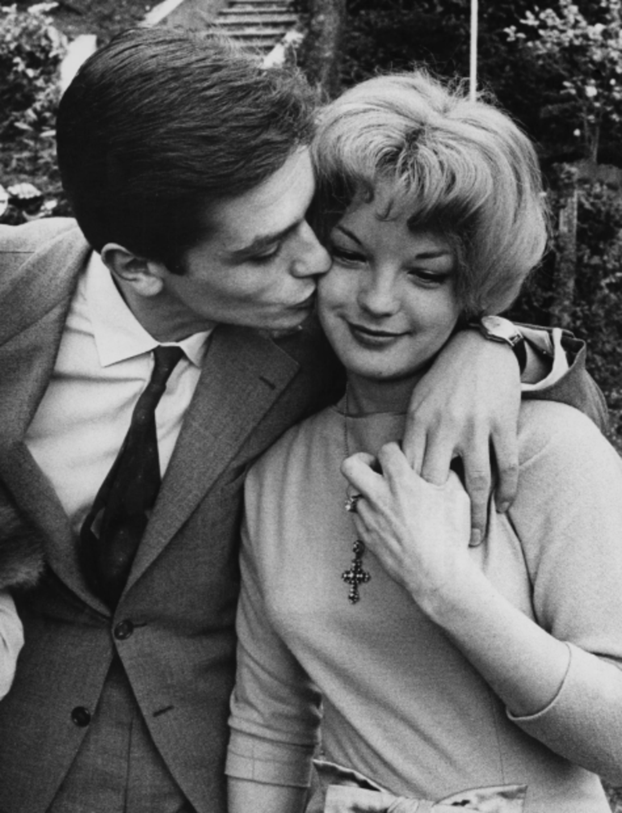 Alain Delon e Romy Schneider