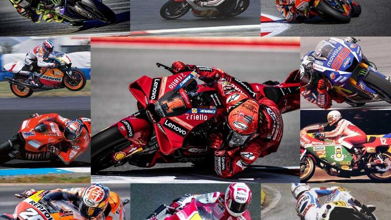 MotoGP. Pecco Bagnaia tra i piloti pi&ugrave; vittoriosi. Eccola, la top ten