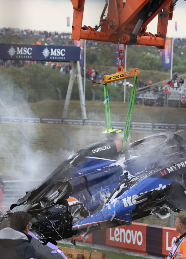 Paura per Logan Sargeant a Zandvoort e tanto caos in pista: saranno qualifiche al buio quelle olandesi