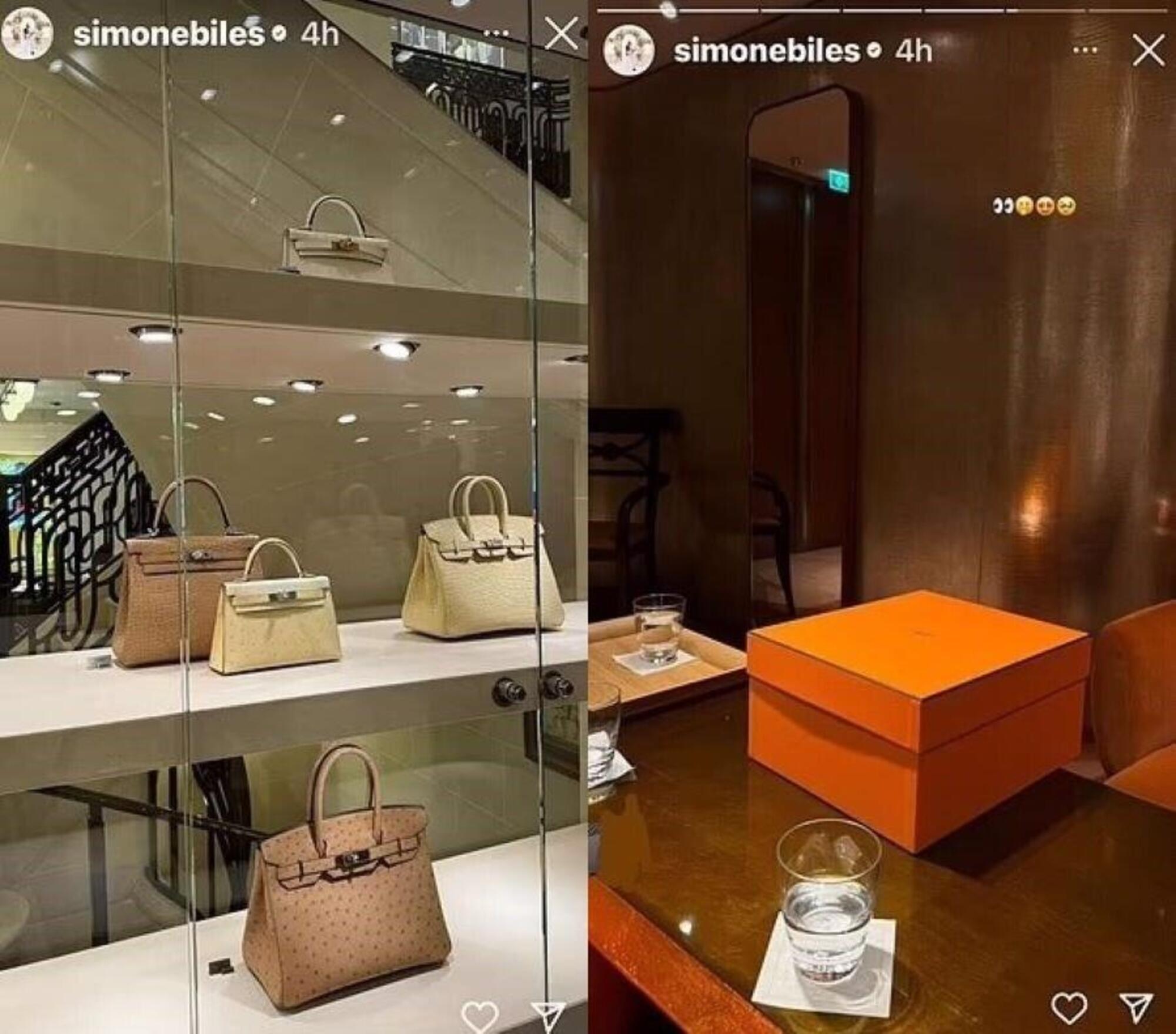 Le storie Instagram con la borsa Herm&egrave;s Birkin