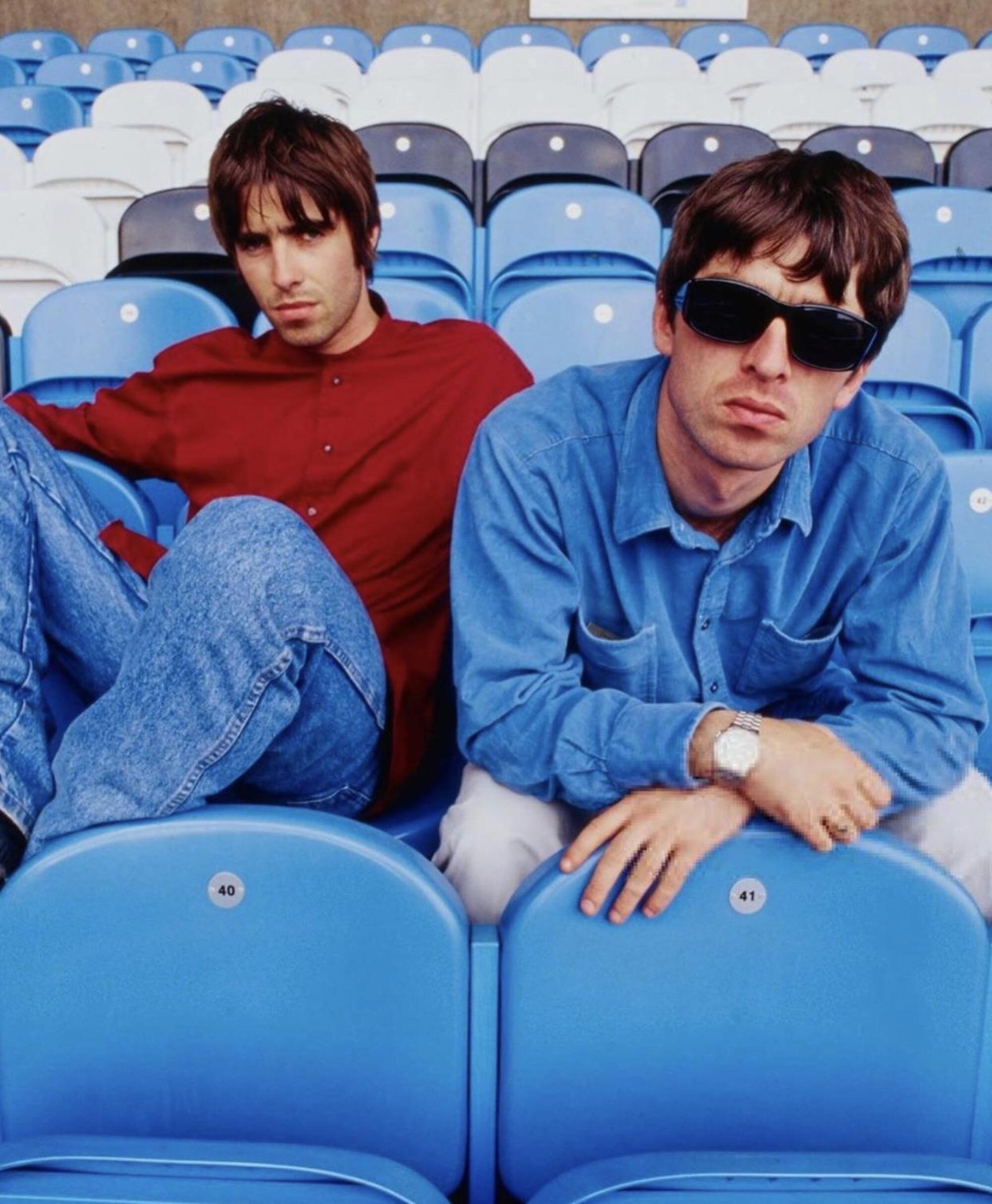 I fratelli Liam e Noel Gallagher (Oasis)