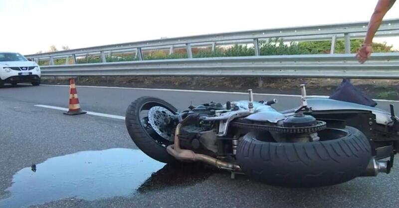 Catania, incidente auto-moto sull&#039;A18. Motociclista 40enne perde la vita