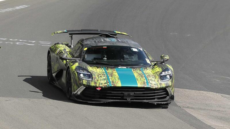 Aston Martin Valhalla (AMR): il missile terra-aria &egrave; al Nurburgring | Foto Spia