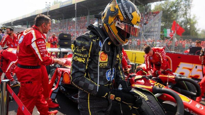 F1. GP d&#039;Italia, Sainz: &quot;Io e Leclerc abbiamo sofferto molto di degrado ad un certo punto, ma fortunatamente siamo riusciti a recuperare e lui ha vinto&quot;