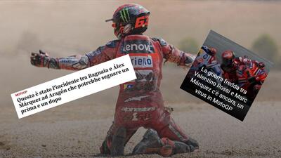 MotoGP 2024. GP di Aragon. I titoli dei giornali spagnoli sull'incidente tra Alex Marquez e Pecco Bagnaia