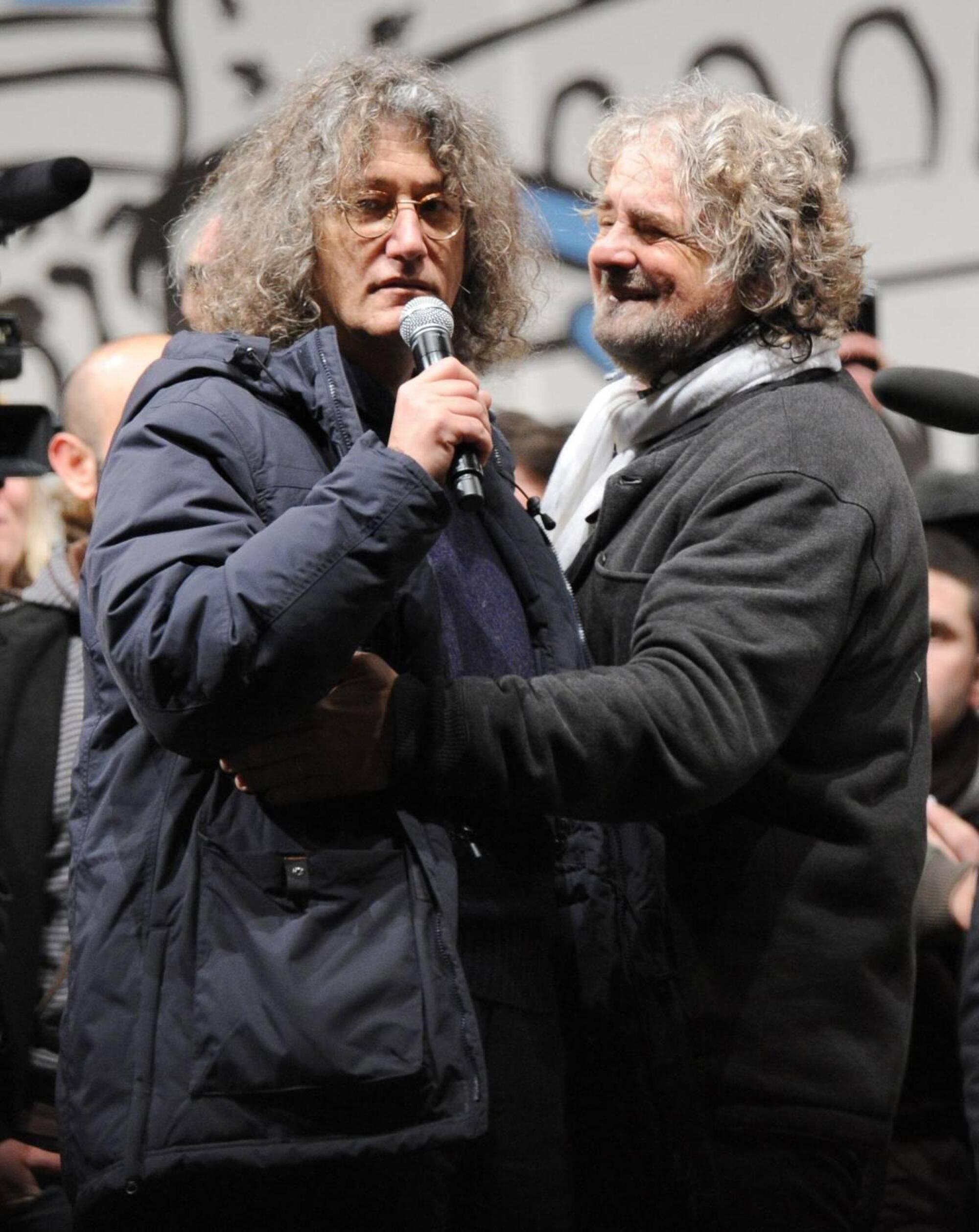 Gianroberto Casaleggio e Beppe Grillo