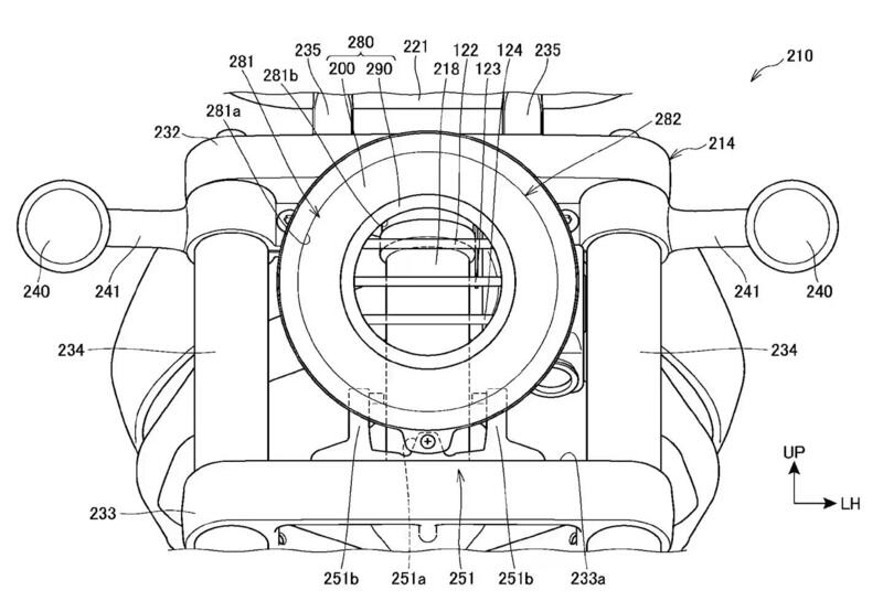 Il disegno del &quot;ring light&quot; di forma circolare su una cruiser