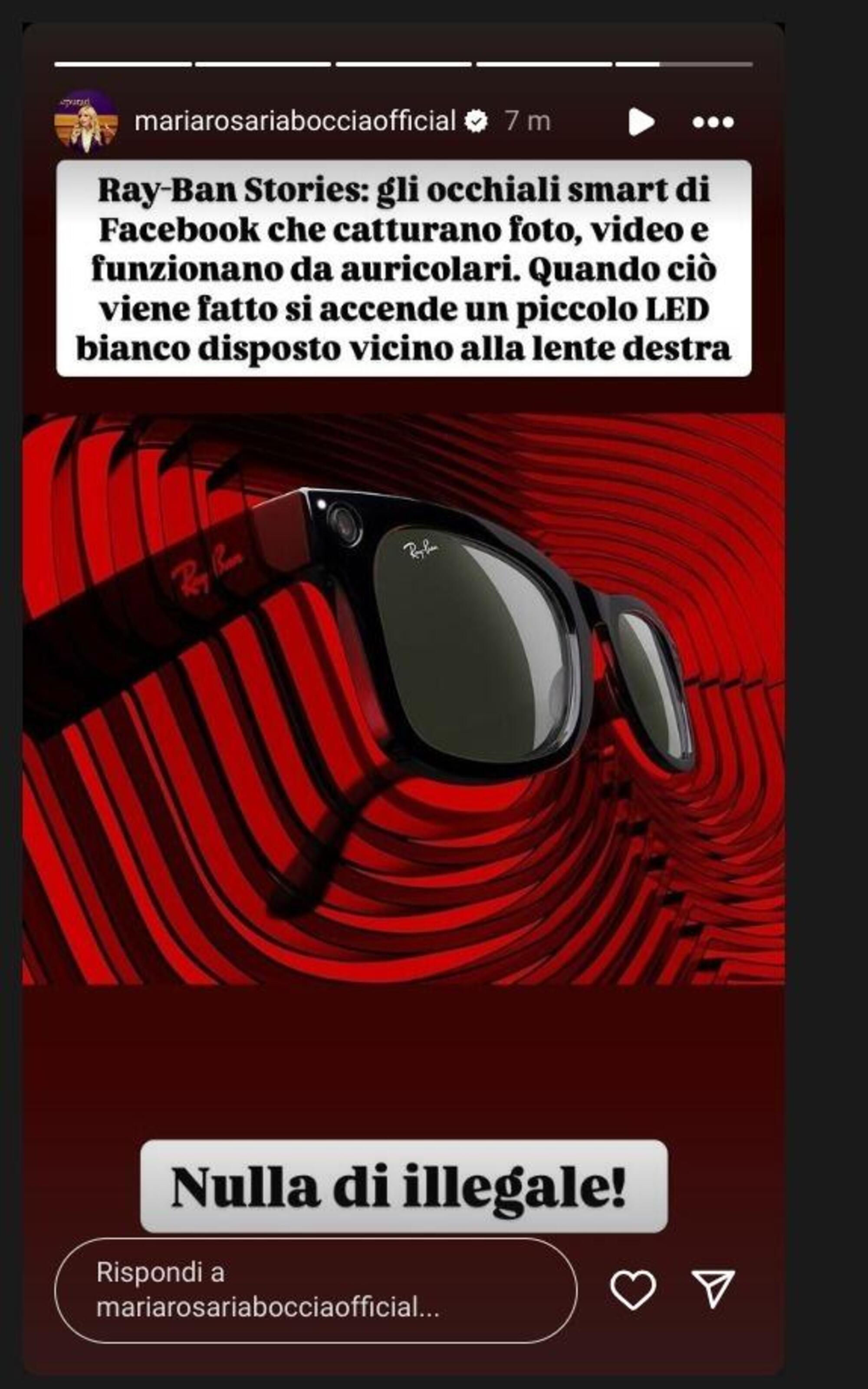 La storia sui Ray-Ban Stories