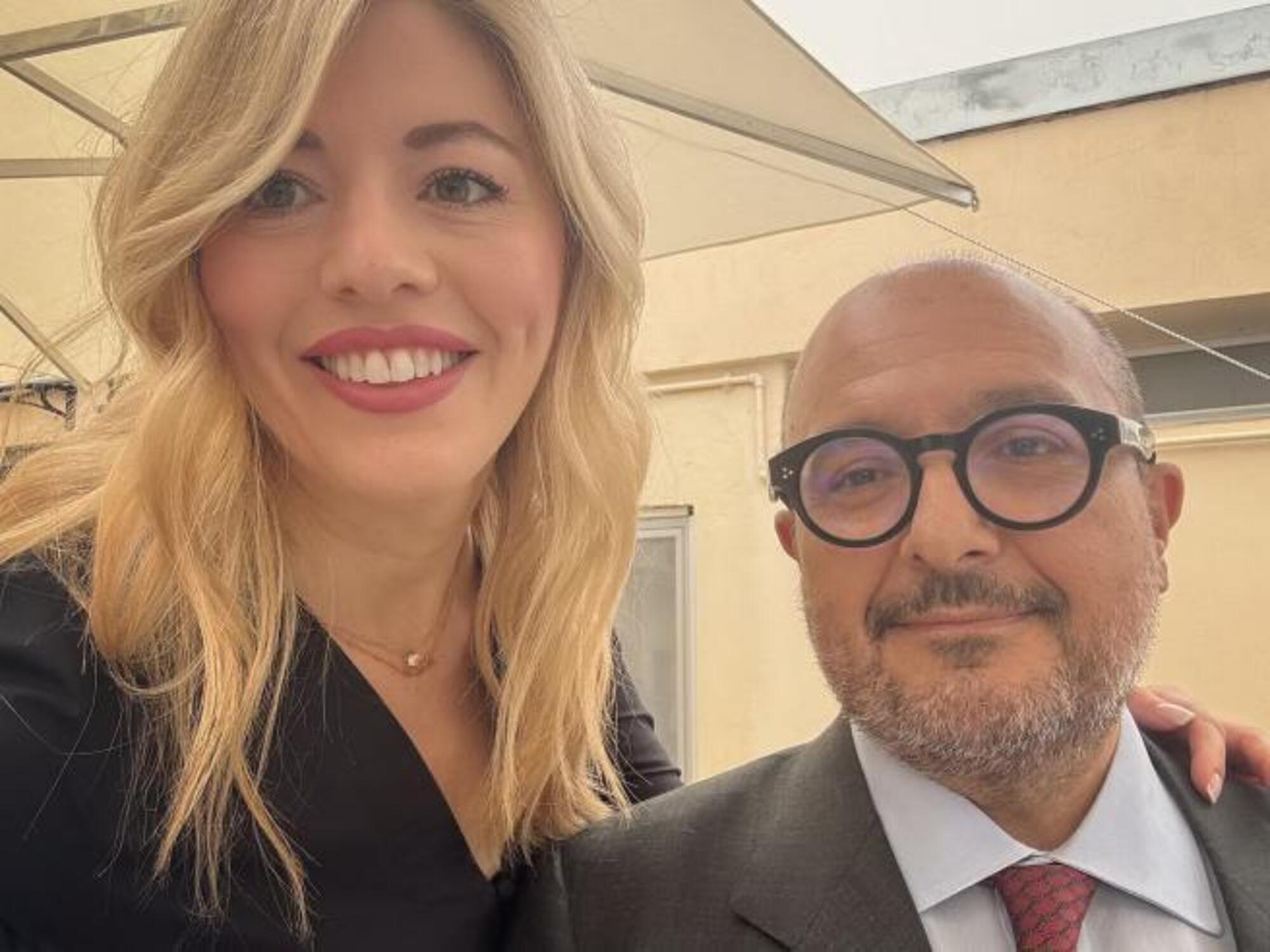 Il ministro Gennaro Sangiuliano e Maria Rosaria Boccia