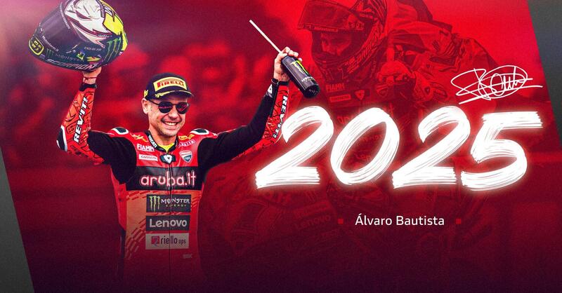 Alvaro Bautista, confermato con Ducati Aruba.it Racing Team per WSBK 2025