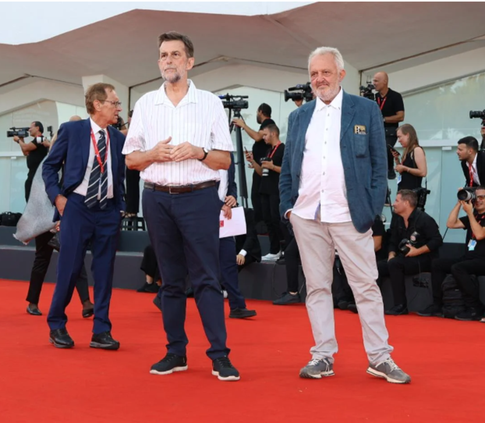 Nanni Moretti e Steve Della Casa