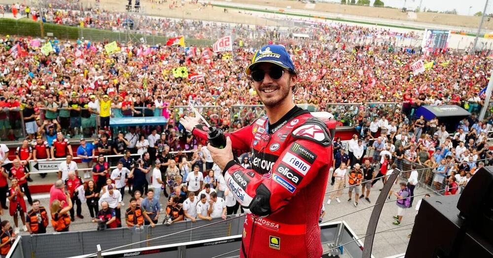 Pecco Bagnaia pu&ograve; essere ferro e piuma: &ldquo;L&rsquo;odore non era da pioggia, sapevo dello zero di Mart&iacute;n. Oggi Marquez poteva vincere solo sul bagnato&rdquo;