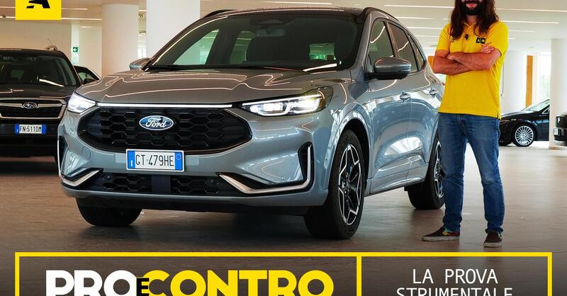 Ford Kuga 2024 (addio diesel), la PROVA STRUMENTALE. PRO e CONTRO [Video]