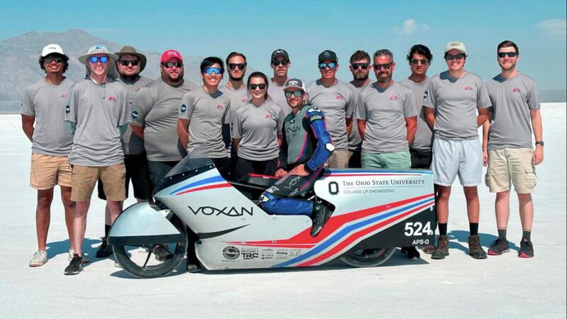 Nuovo primato mondiale: la moto elettrica Voxan Ohio State RW-5 stabilisce 4 record