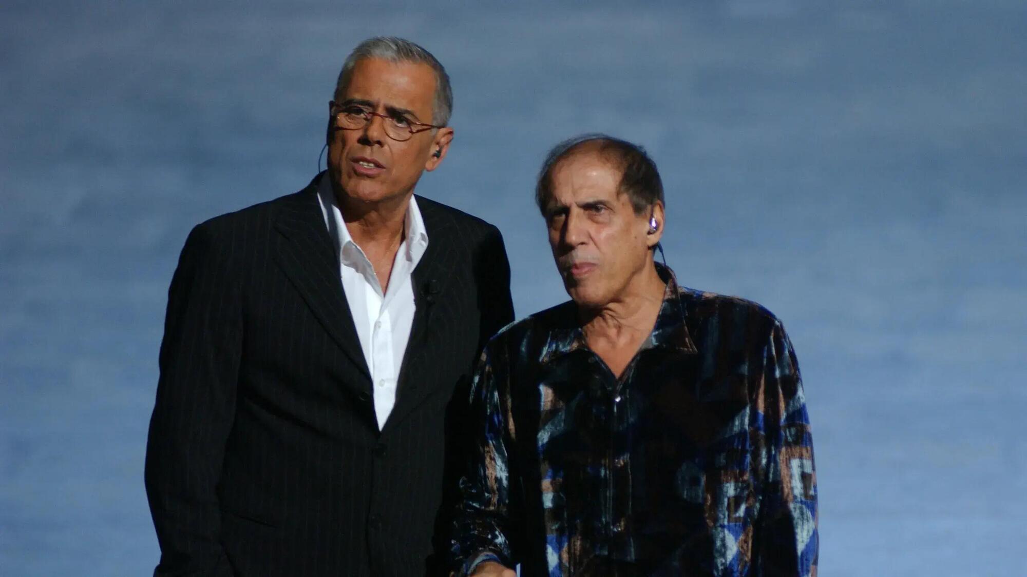 Teo Teocoli e Adriano Celentano